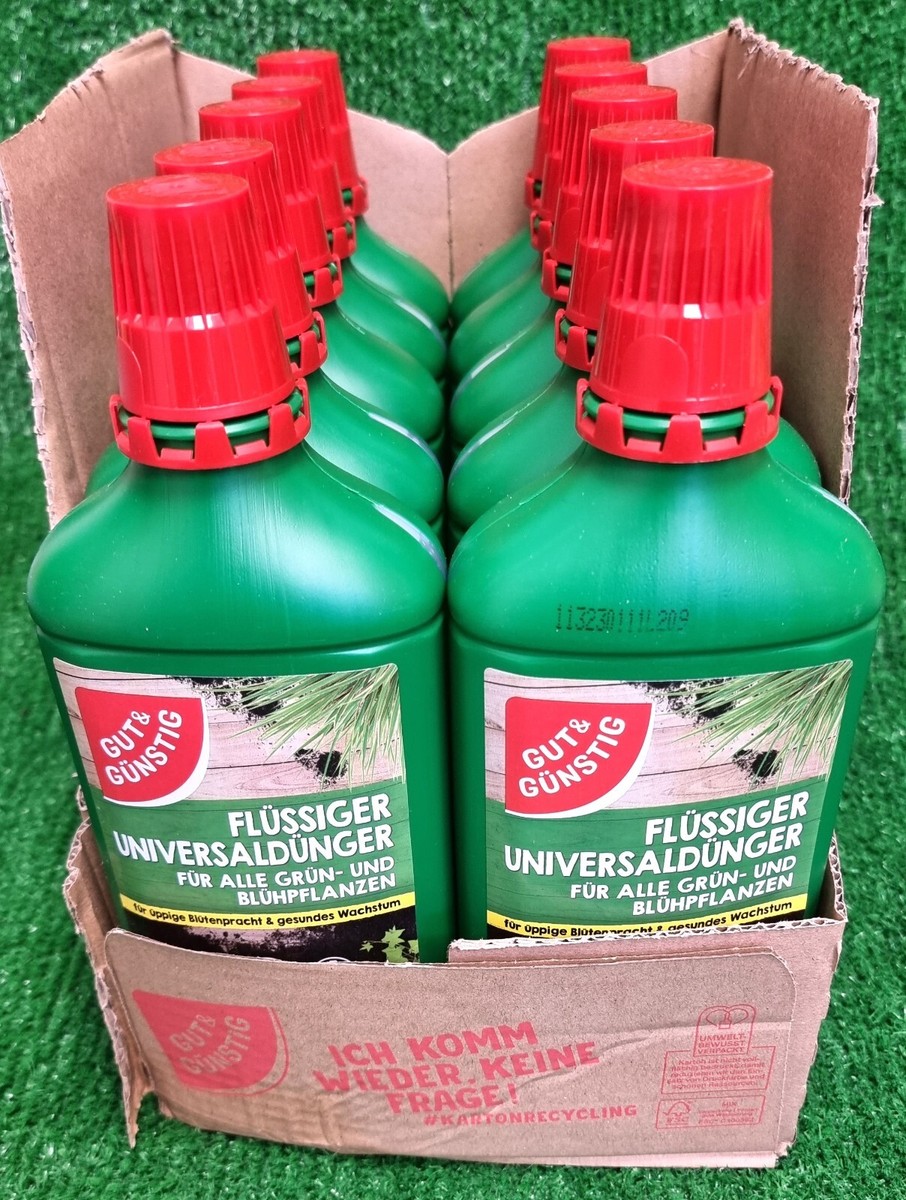 3,25/L) 10 x Gut & Gnstig flssiger Universaldnger 1L Blumendnger  Versand0 | eBay.de