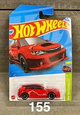 Hot Wheels SUBARU WRX STI Red HW HATCHBACKS New FREE NOZLEN xploraf 155 BOGO
