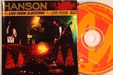 HANSON "LIVE FROM ALBERTANE" (CD 1998) 12 Live Tracks - VG Cond Ships Free