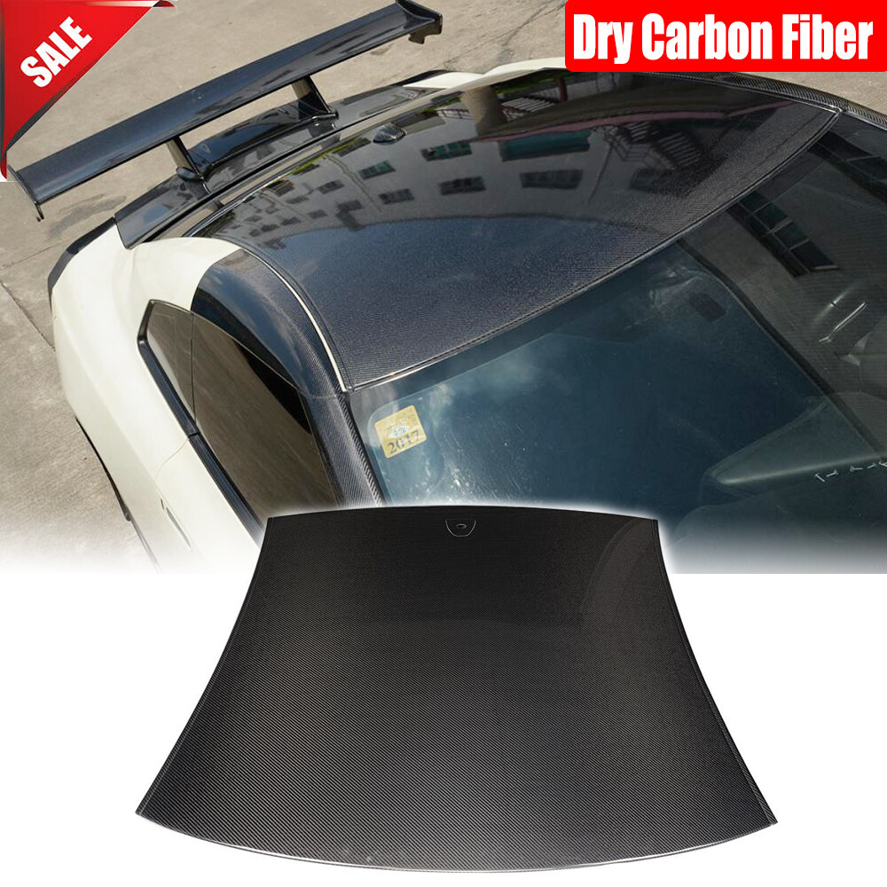 For Nissan R35 GT-R GTR 2009-2015 Dry Carbon Fiber Roof Skin Cover
