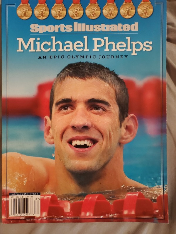 MICHAEL PHELPS ~~ An Epic Olympic Journey ~~ 2008 ~~ A-4-3 ~~ BRAND NEW
