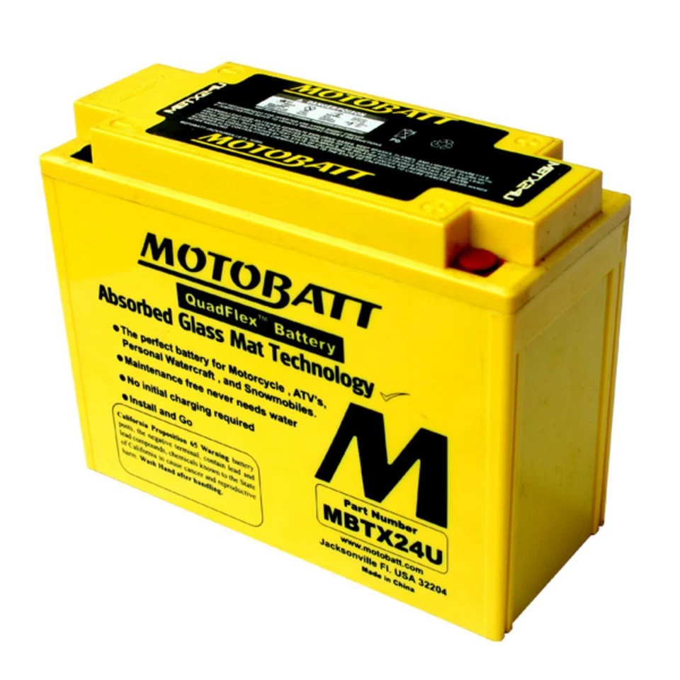 Motobatt Battery for Harley Davidson TOUR 1340 GLIDE ULTRA CL. FLTC-U DM 87-96 - Image 2 of 4