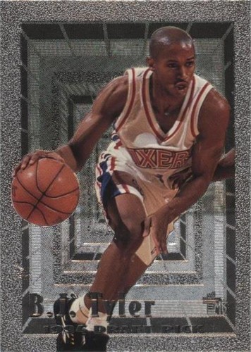 ミヨン CTBRZ トレカ 1994-95 Topps Embossed #120 B.J. Tyler Rookie RC 76ers basketball