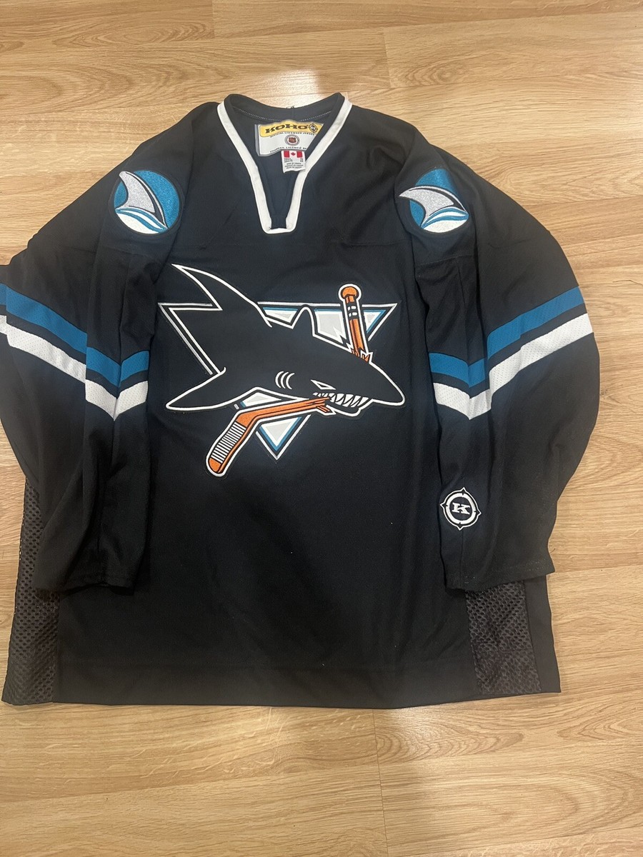 Authentic San Jose Sharks Koho Black Jersey New NHL Vintage Mens
