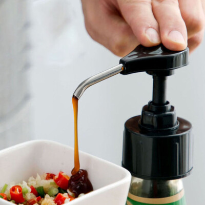 1 Set syrup bottle spout syrup pump oyster oil pump of Plastic Pump Head Pump
