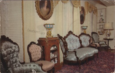 Mobile, AL: Bellingrath Gardens; Upstairs Hallway - Vintage Alabama Postcard
