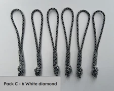 6-pack Elite Backpack Zipper Tags