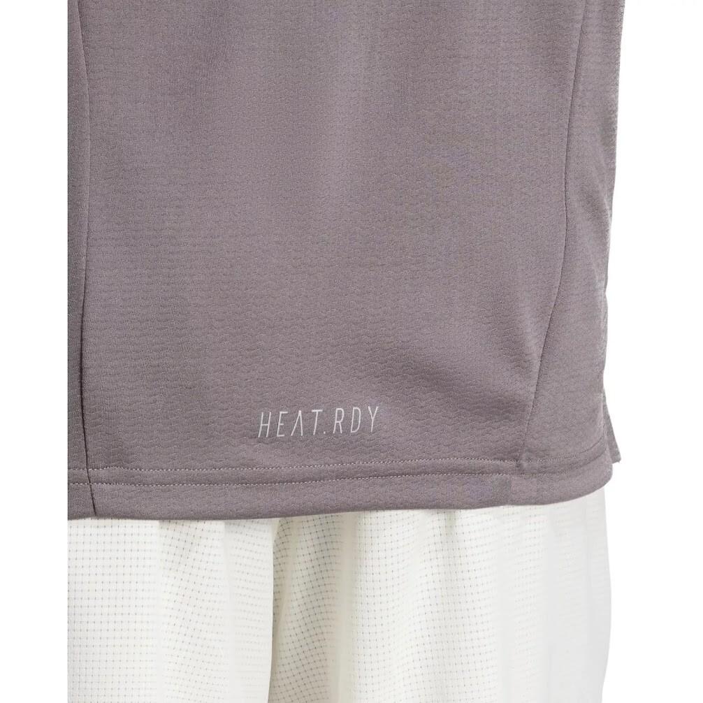 Adidas 2XL Mens Tank Top Grey Training Workout HEAT.RDY Cooling Shirt IS3712 NWT thumbnail 17