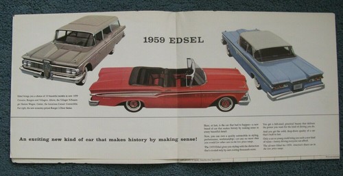 Folleto de ventas Edsel 1959 1959 original - Imagen 5 de 6
