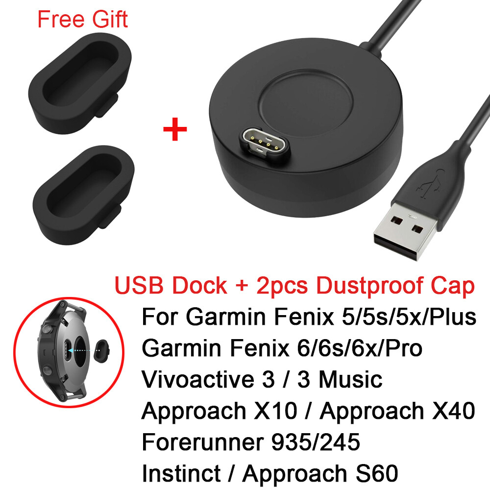 USB Charging Dock Cable for Garmin Fenix 6x 5x 5s 6s Venu
