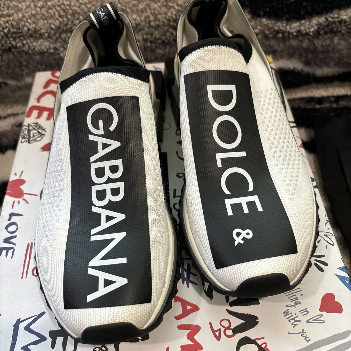 dolce gabbana sorrento sneakers Black White 39.5 | eBay dolce gabbana sorrento sneakers Black White 39.5 | eBay