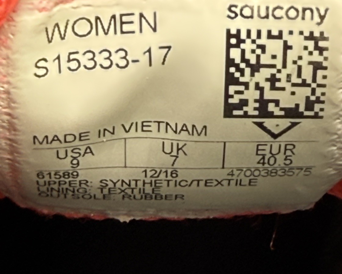 Saucony Women's Size 9 Grid Cohesion 10 Grey Pink Running Sneakers S15333-17 thumbnail 10