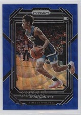 2022-23 Panini Prizm Blue Wave Prizm Josh Minott #238 15ej