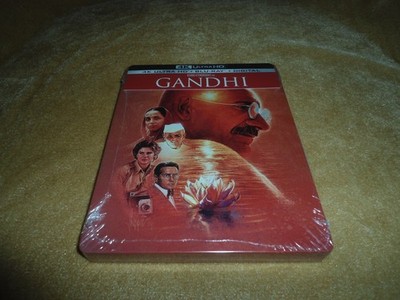 Gandhi (1982) [4K UHD + Blu-ray] STEELBOOK (PLEASE SEE IMPORTANT NOTES BELOW)