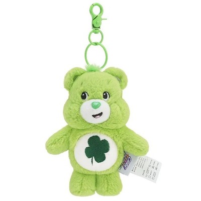 Bear With Sound Green 6 Inch Stuffed Animal Plush Dolls Keychain Pendant Lanyard