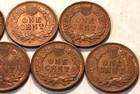 Lot (7) Uncirculated Indian Head Cents 1902 1903 1906 1907 1908 1909 Penny 1C — photo 9