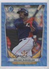 2014 Bowman Draft Blue Wave Refractor Delino DeShields Jr #CTP-73 2vk