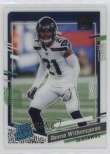 2023 Panini Clearly Donruss Rated Rookie Devon Witherspoon #99 1ij1