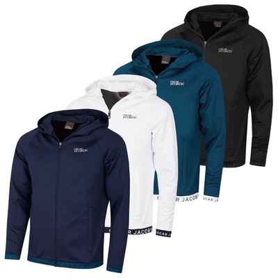 Oscar Jacobson Herren Travis Moderne Reißverschluss Wicking Golf Kapuze 47%OFF
