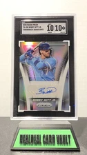 BOBBY WITT JR. 2025 PANINI PRIZM THROWBACK SIGNATURES AUTO SGC 10|10 POP 1