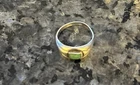 Sterling Silver Turquoise Men’s Ring Size 8 1/2 Vintage