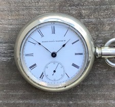Elgin Mod 4 Gr. No 6 Sz 18s Pocket Watch Philadelphia Silverode Screw Case Back