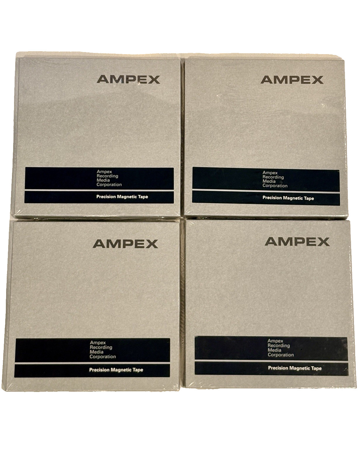 Ampex 737 Precision Magnetic Tape – Lot of 4 Professional Recording Media SEALED