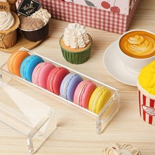 4 Pieces Clear Cracker Tray for Serving Rectangular Cracker Holder Acrylic9084