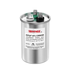 45 5Uf 45/5 MFD 6 370V/440V CBB65B AC Capacitor, Dual Run round Capacitor Repl