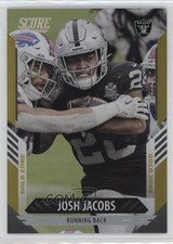 2021 Score Gold Zone 38/50 Josh Jacobs #226 07ye