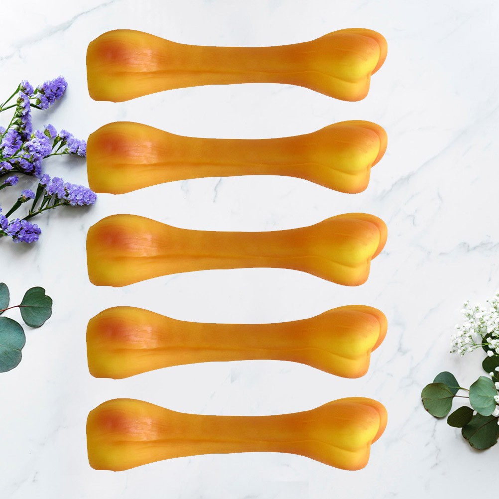 5 Pcs Bones Toys Multifunction Pet Molar Bite Small Chew Playing Dog