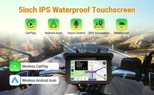 Ottocast IPX7 Waterproof Wireless Carplay Android Auto Screen for Motorcycles E