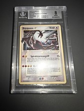 2005 Pokemon Rayquaza Gold Star BGS 8 Mint #107 German Gold Star Grail