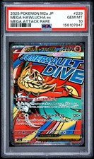 2025 POKEMON JAPANESE M2A-MEGA DREAM EX MEGA ATTACK RARE MEGA HAWLUCHA EX PSA 10