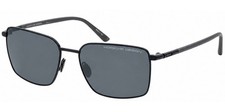 Porsche Design Absorber 1 Men's Blue Titanium Square Aviator Sunglasses - Italy