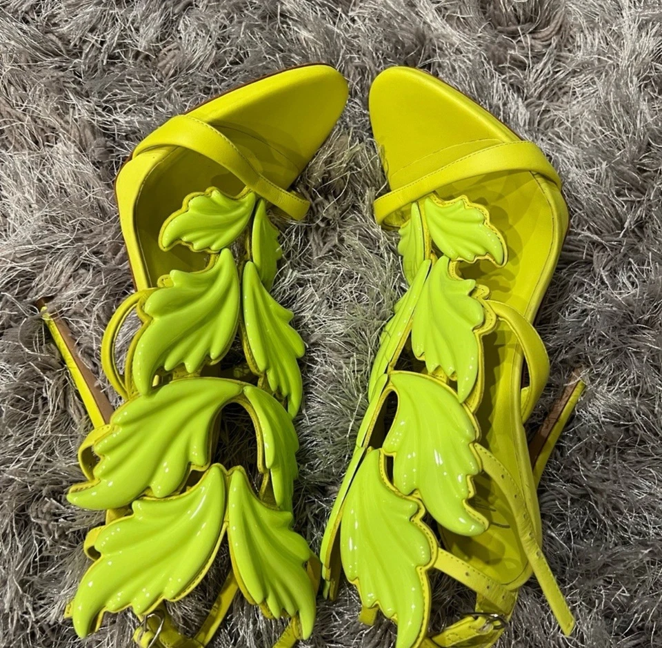 AUTÉNTICOS GIUSEPPE ZANOTTI cruel tacones neón Foto 2 de 4