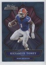 2021 Wild Card Alumination Blue Kadarius Toney #ABC-66 Rookie RC no9. rookie card picture