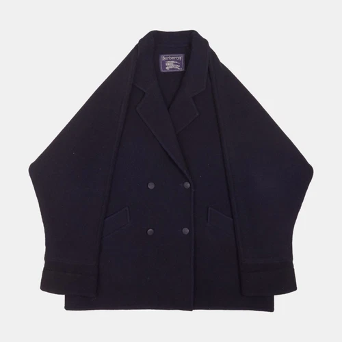 Cappotto Burberrys taglia S lunghezza media uomo nero lana