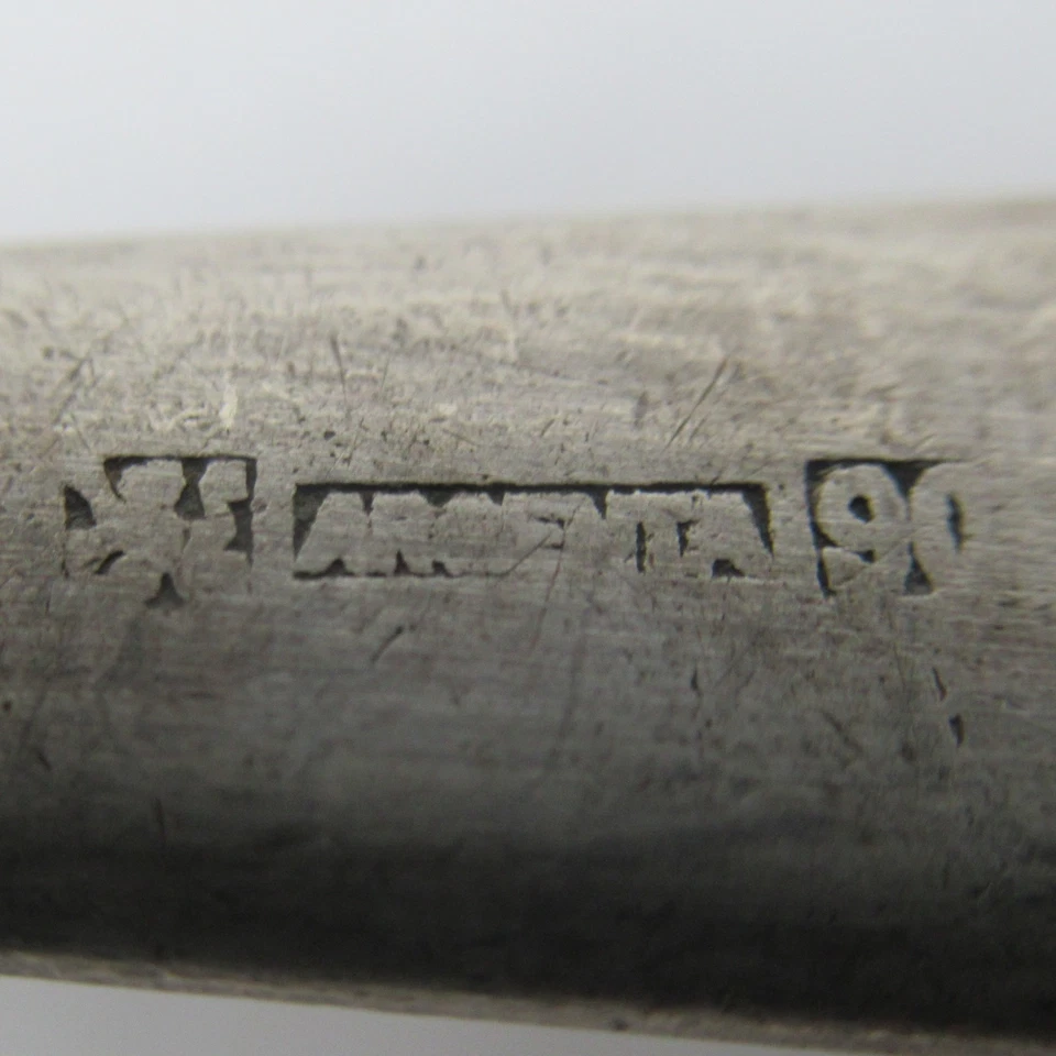 Argenta Düsseldorf Kindergabel AFFE AUF PALME Versilbert 90er Silber-Auflage - Bild 4 von 4