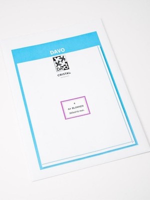 Davo Cristal Blöcke glasklar A4-Format C04, DV22205 Neuware originalverpackt--- 