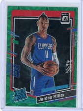 2023 Optic #250 Jordan Miller Green International /65 Rookie RC Clippers