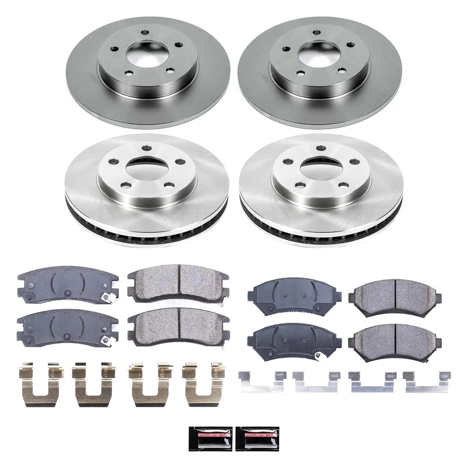 For Pontiac Bonneville 00-05 Brake Kit 1-Click Autospecialty Replacement Plain — 第 2/4 张图片