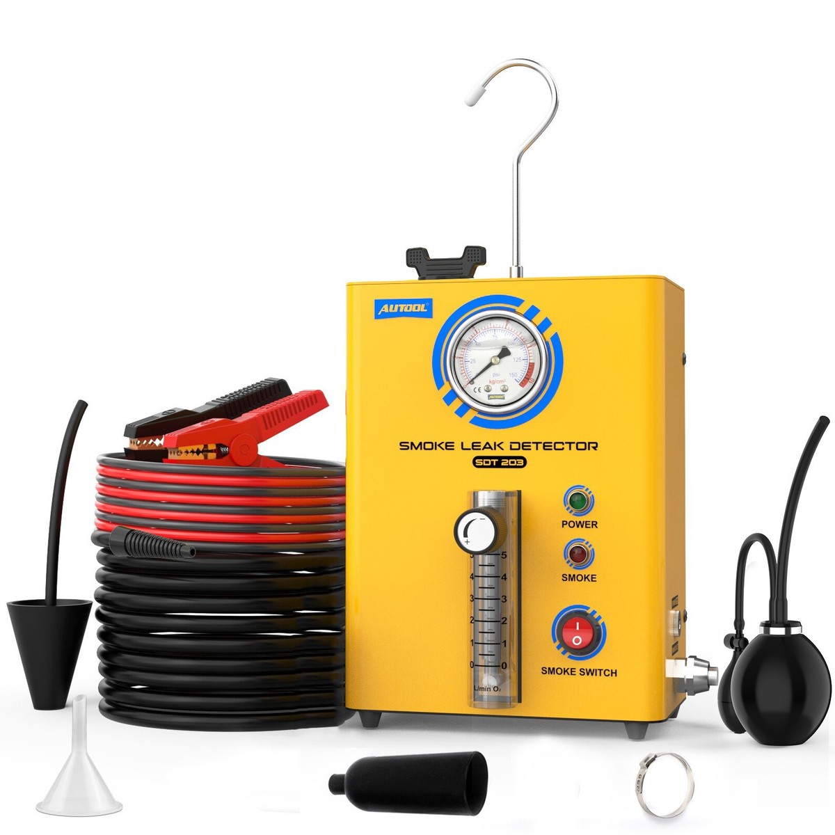 cigarette smoke detector for cars Smoke Tester EVAP Smoke Leak Detector Machine Car Pipe System Vacuum  Diagnostic