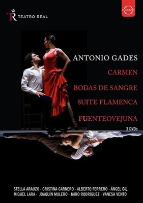 Antonio Gades - Spanish Dances from the Teatro Real NEW PAL/NTSC Docu 3-DVD Set