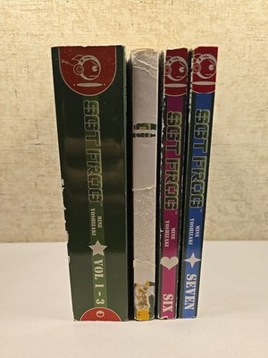 Original SGT. Frog soft cover Manga. Chapters 1,2,3,5,6,7 Book Lot 