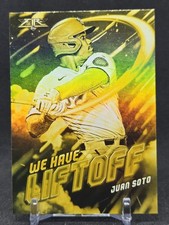 Juan Soto #WHL-19 2021 Topps Fire We Have Liftoff Gold Minted Nationals