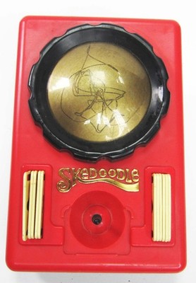 Vintage 1979 Skedoodle Etch-A-Sketch Drawing Toy + 11 Patterns Hasbro Works
