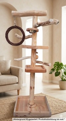 Kletterbaum ''Helmi'' Freisitz Vogelspielplatz 110cm Papageien Sittiche