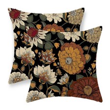 Spring Summer Pillow Covers 18x18 Inch Set of 2, 18" x Pack 2 , A6