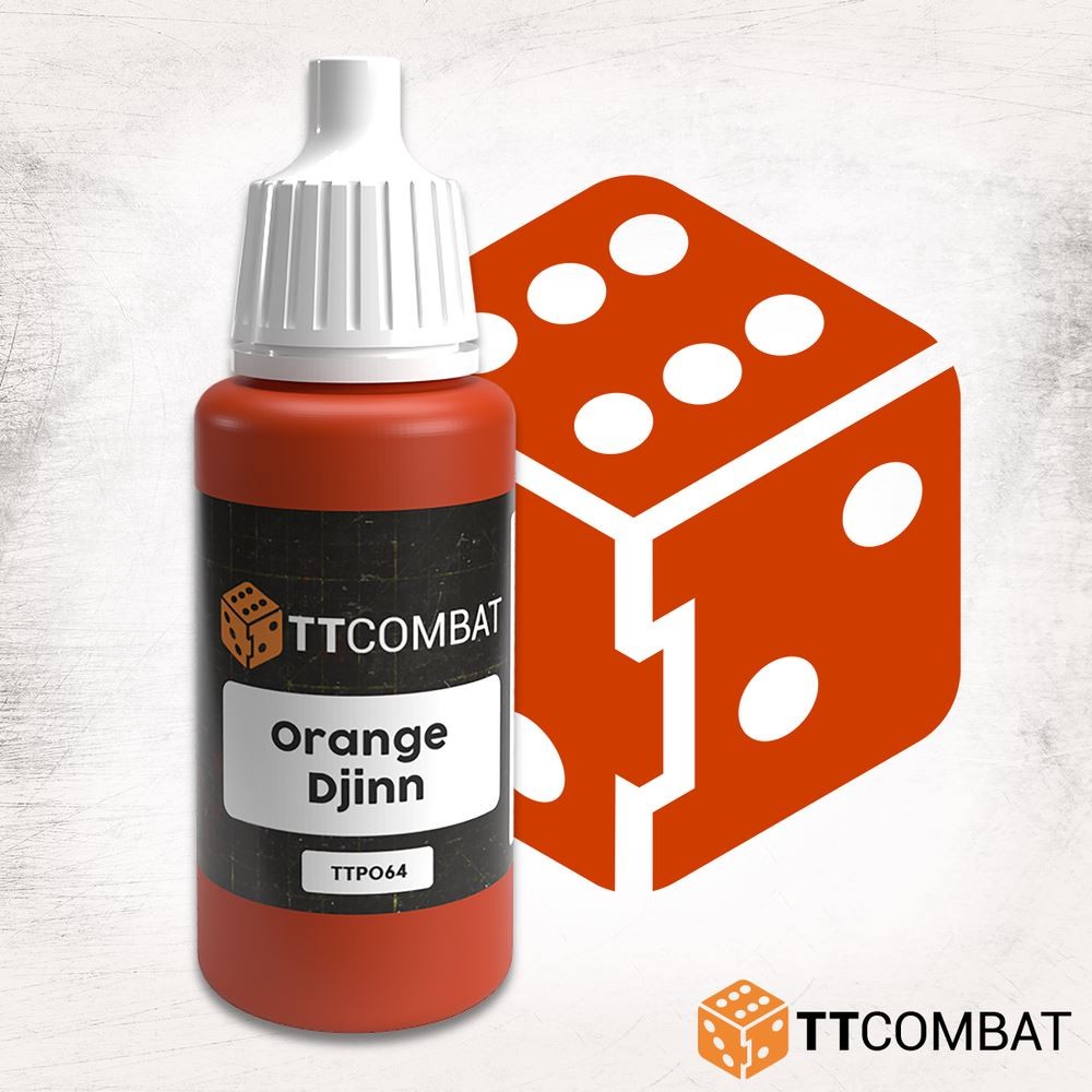 TTCombat 17ml Acrylic Paint - Orange Djinn